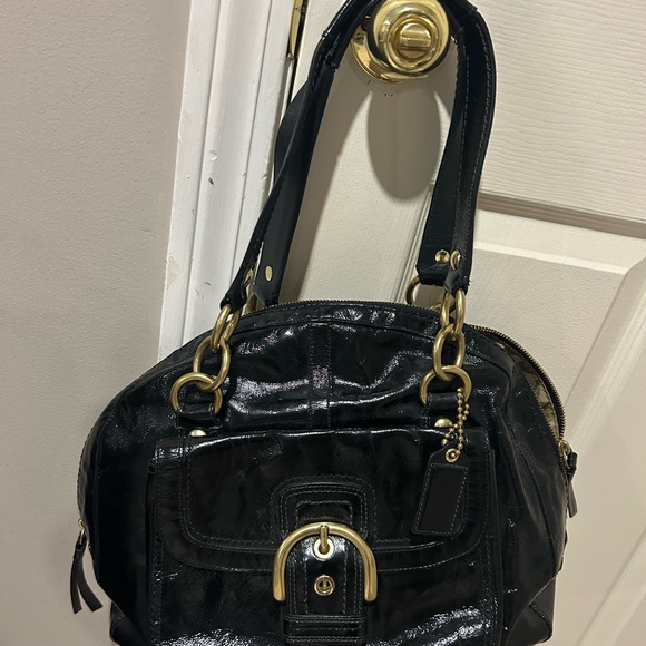 COACH Y2K Vintage Soho Courtney Large Leather Tote Dome Satchel Bag Purse F13111 - Picture 1 of 5